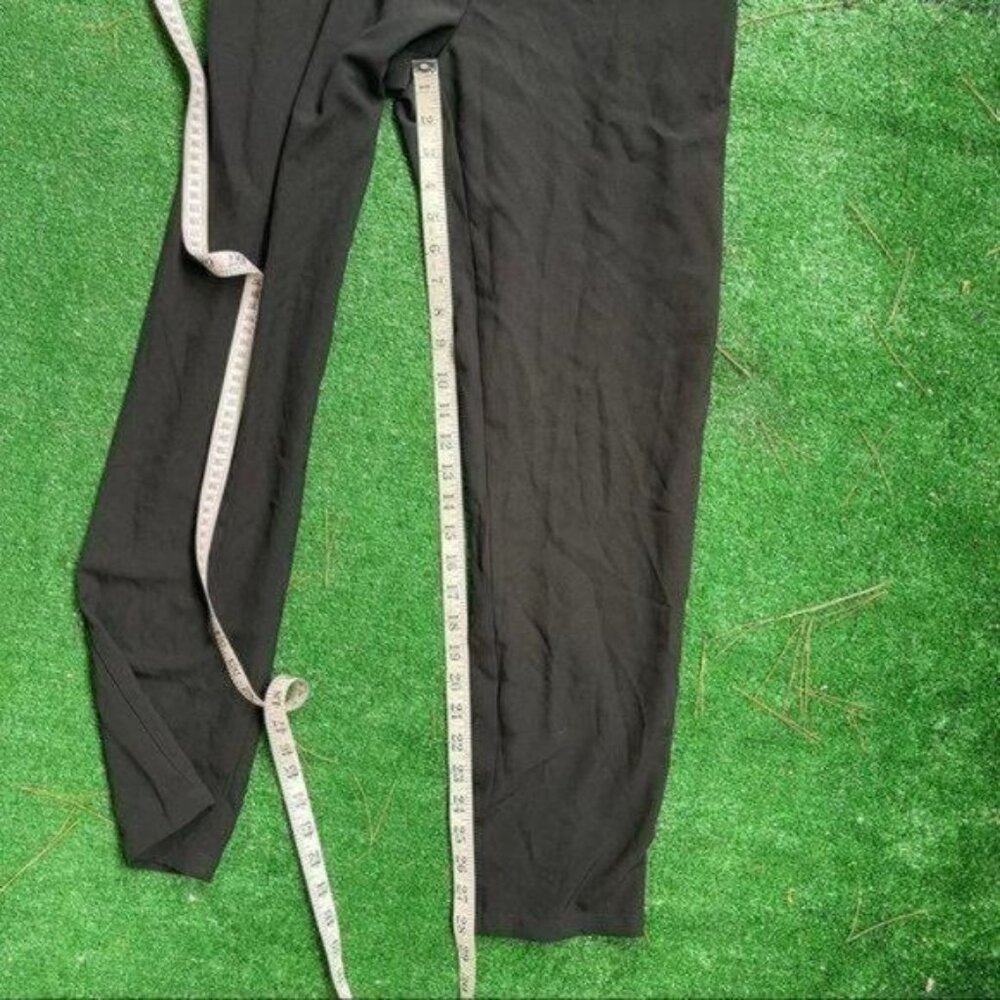 Black & Ivory Sleeveless Jumpsuit Open Back Sz L - Picture 9 of 10